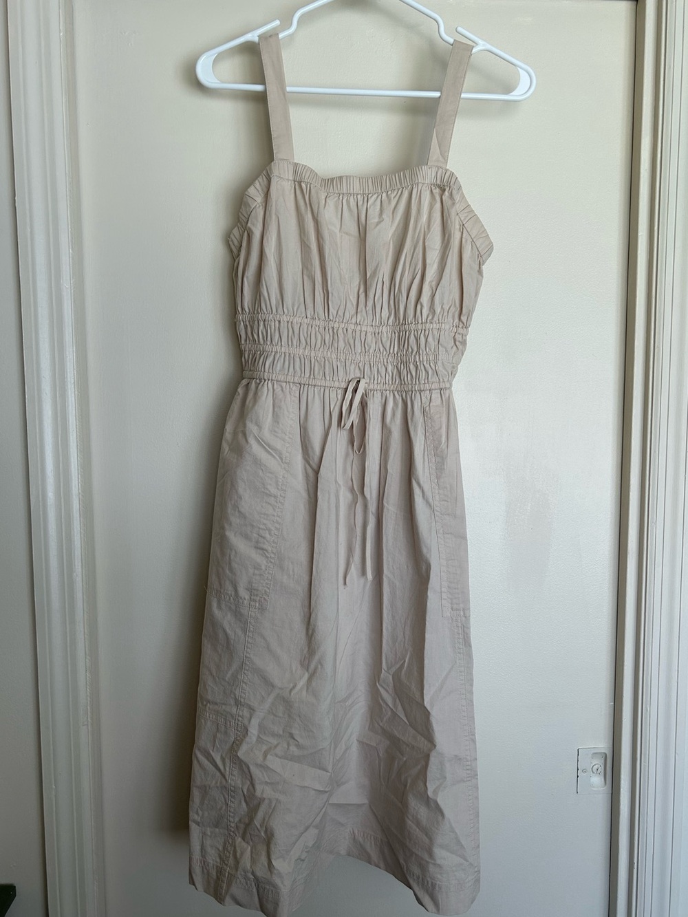 Universal Thread with Smocked Waist in Light Beige 100 % cottton
